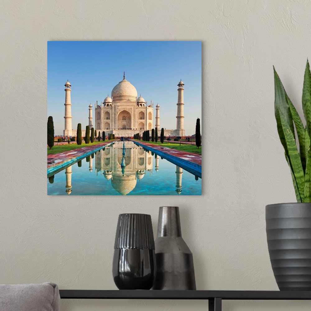 A modern room featuring India, Uttar Pradesh, Agra, Taj Mahal.