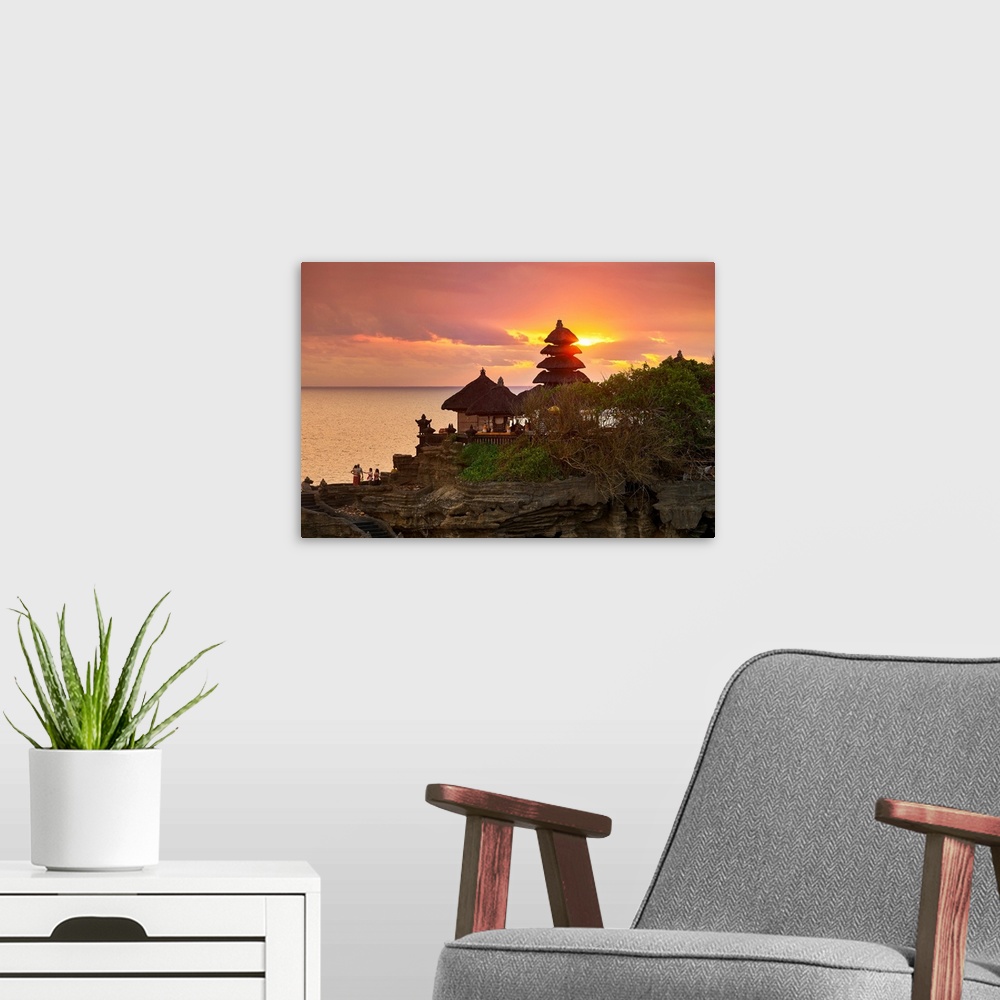A modern room featuring Indonesia, bali, tanah lot temple.