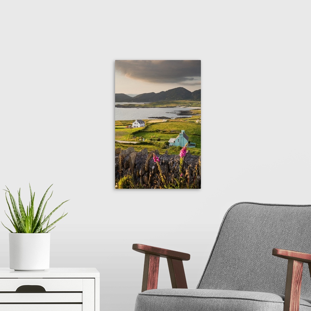 A modern room featuring Ireland, Cork, Beara Peninsula, Ballydonegan Bay