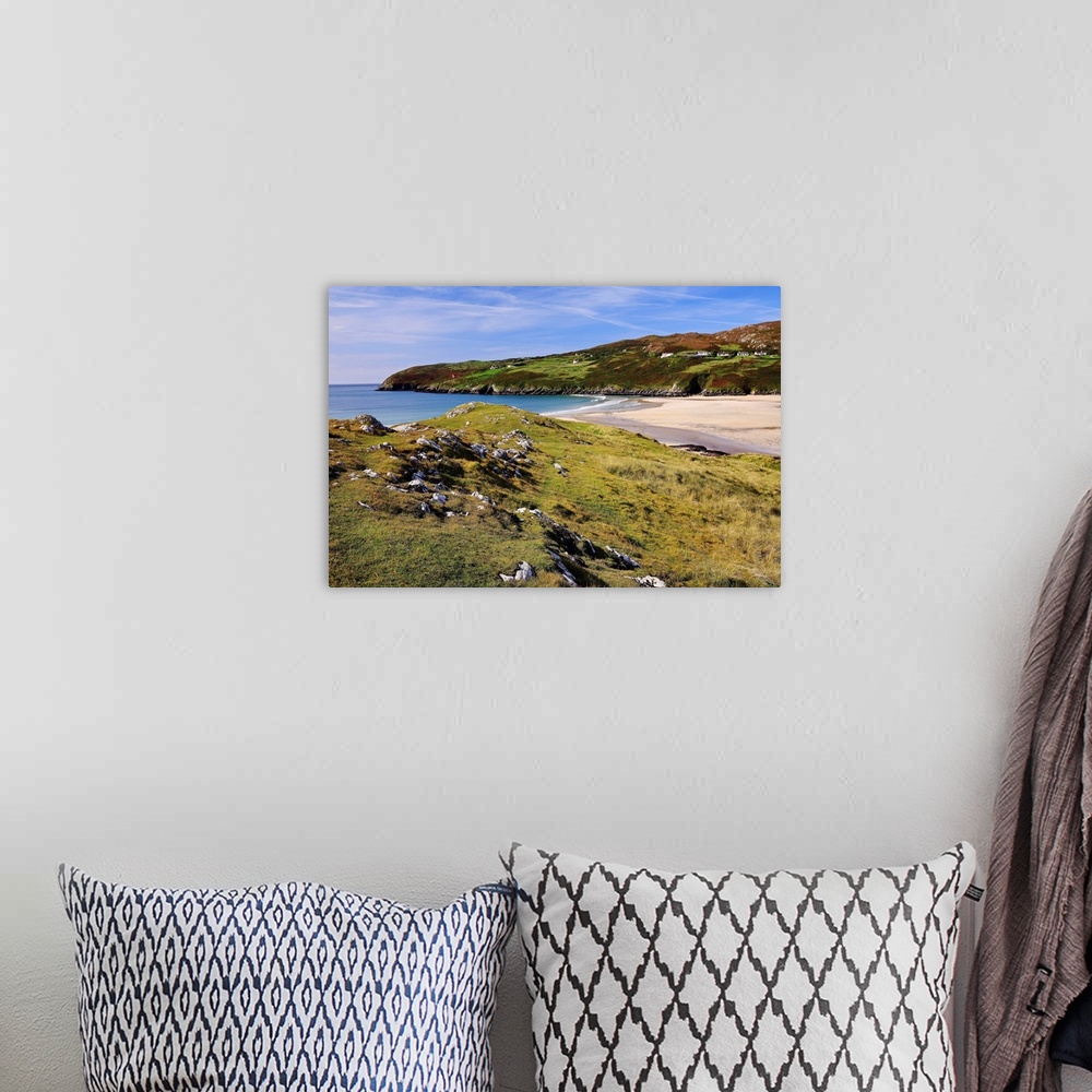 A bohemian room featuring Ireland, Cork, Crookhaven, View of Barley Cove and its beach.