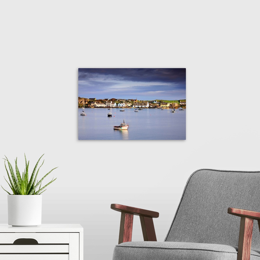 A modern room featuring Ireland, Cork, Crookhaven, View of Crookhaven Bay and the village.