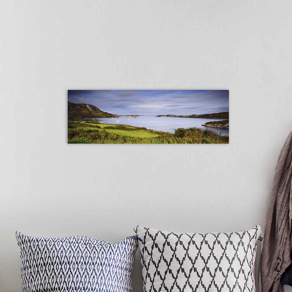 A bohemian room featuring Ireland, Cork, Crookhaven, View of Crookhaven Bay and the village.