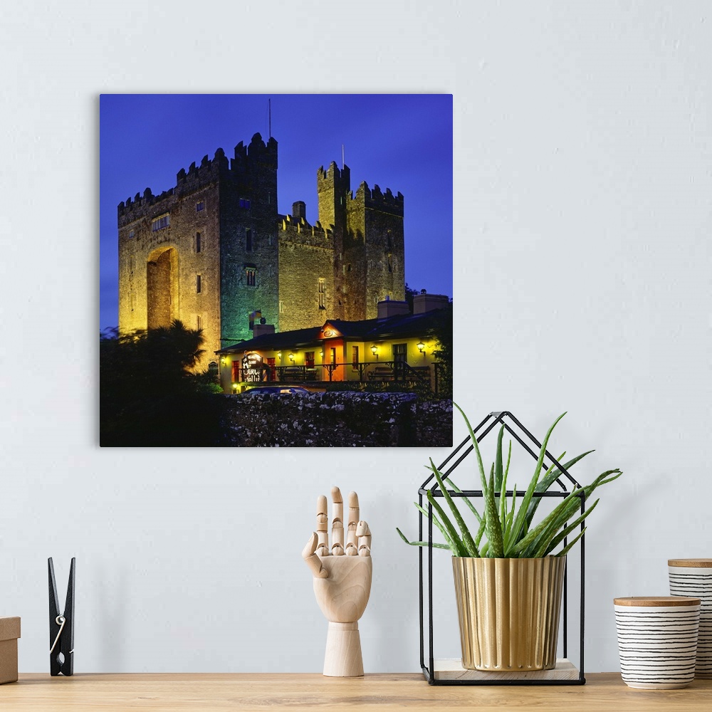 A bohemian room featuring Ireland, County Clare, Bunratty Castle near Limerick town