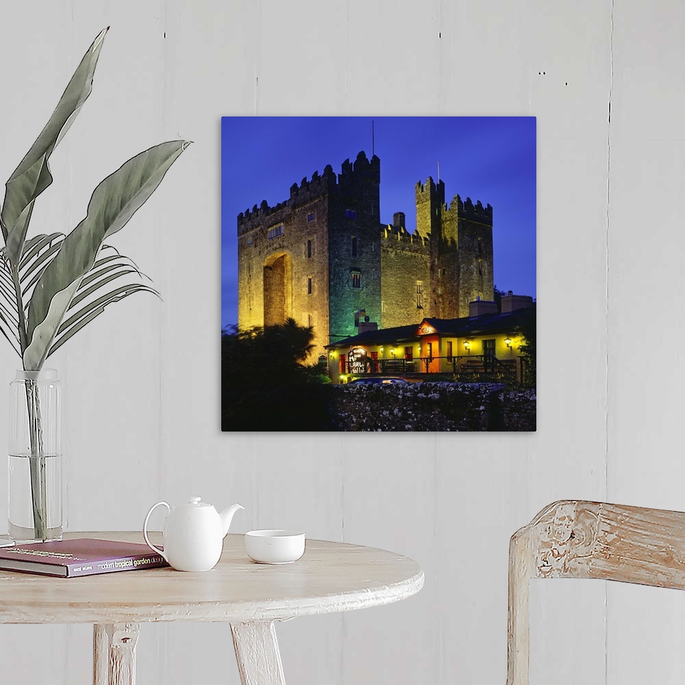 A farmhouse room featuring Ireland, County Clare, Bunratty Castle near Limerick town