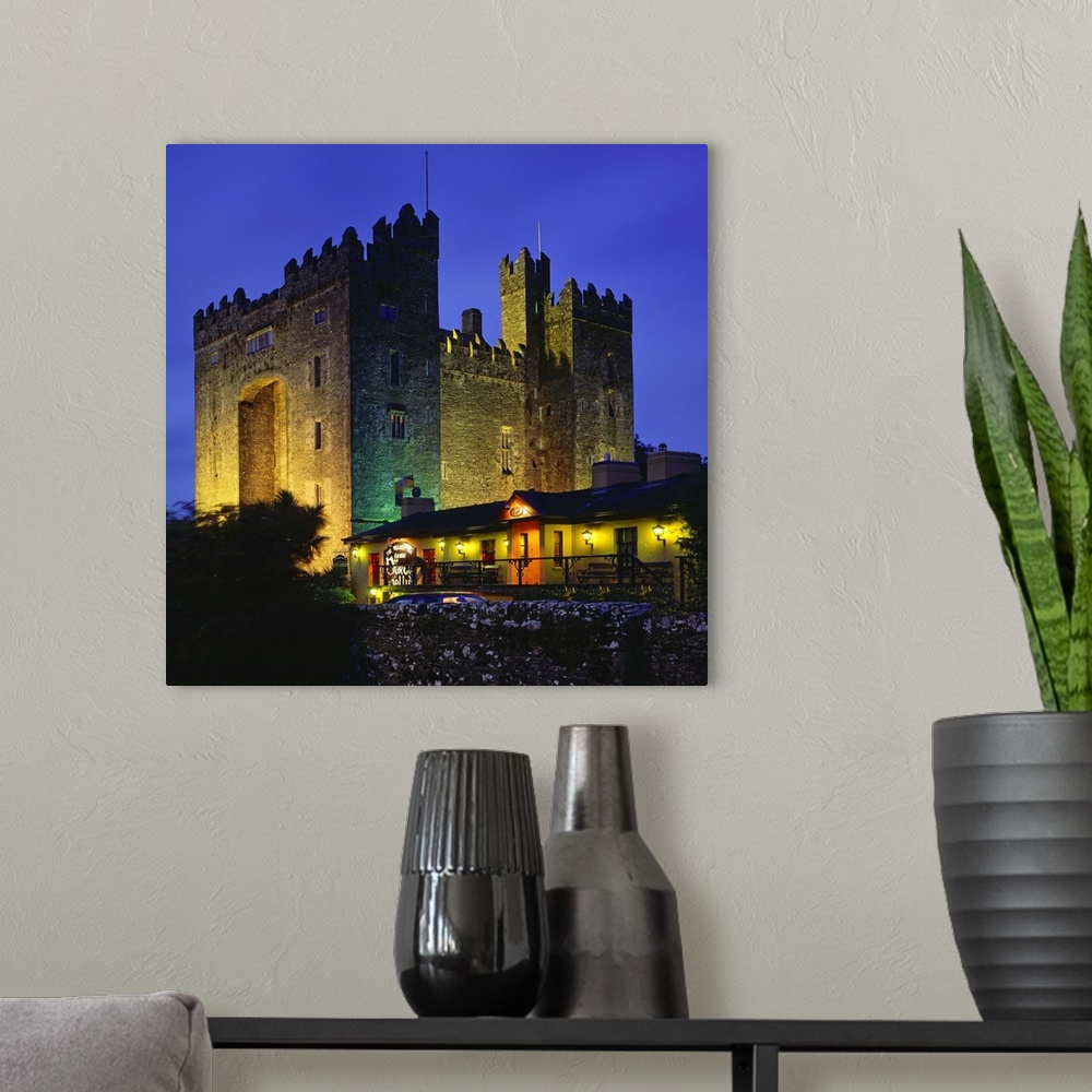 A modern room featuring Ireland, County Clare, Bunratty Castle near Limerick town