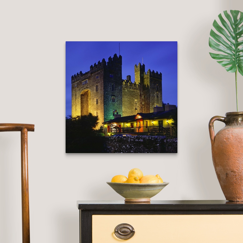 A traditional room featuring Ireland, County Clare, Bunratty Castle near Limerick town