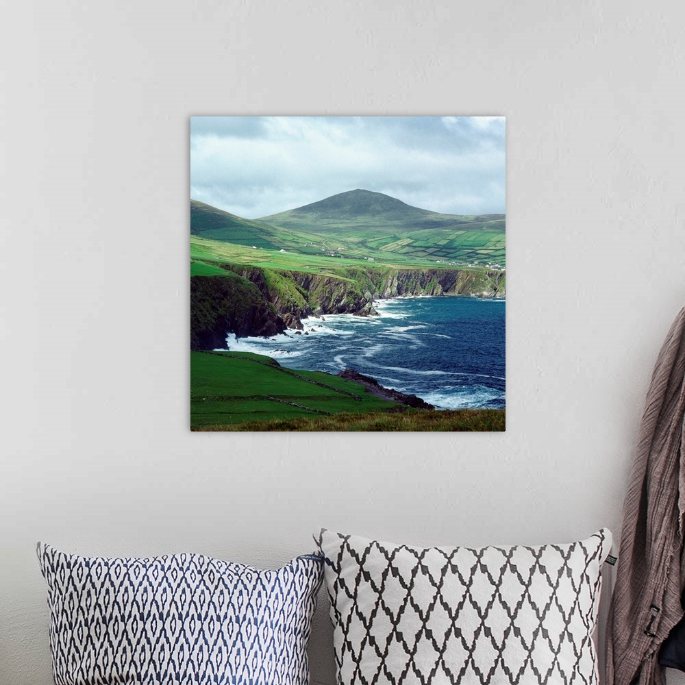 A bohemian room featuring Ireland, County Kerry, Dunmore Head, coastline