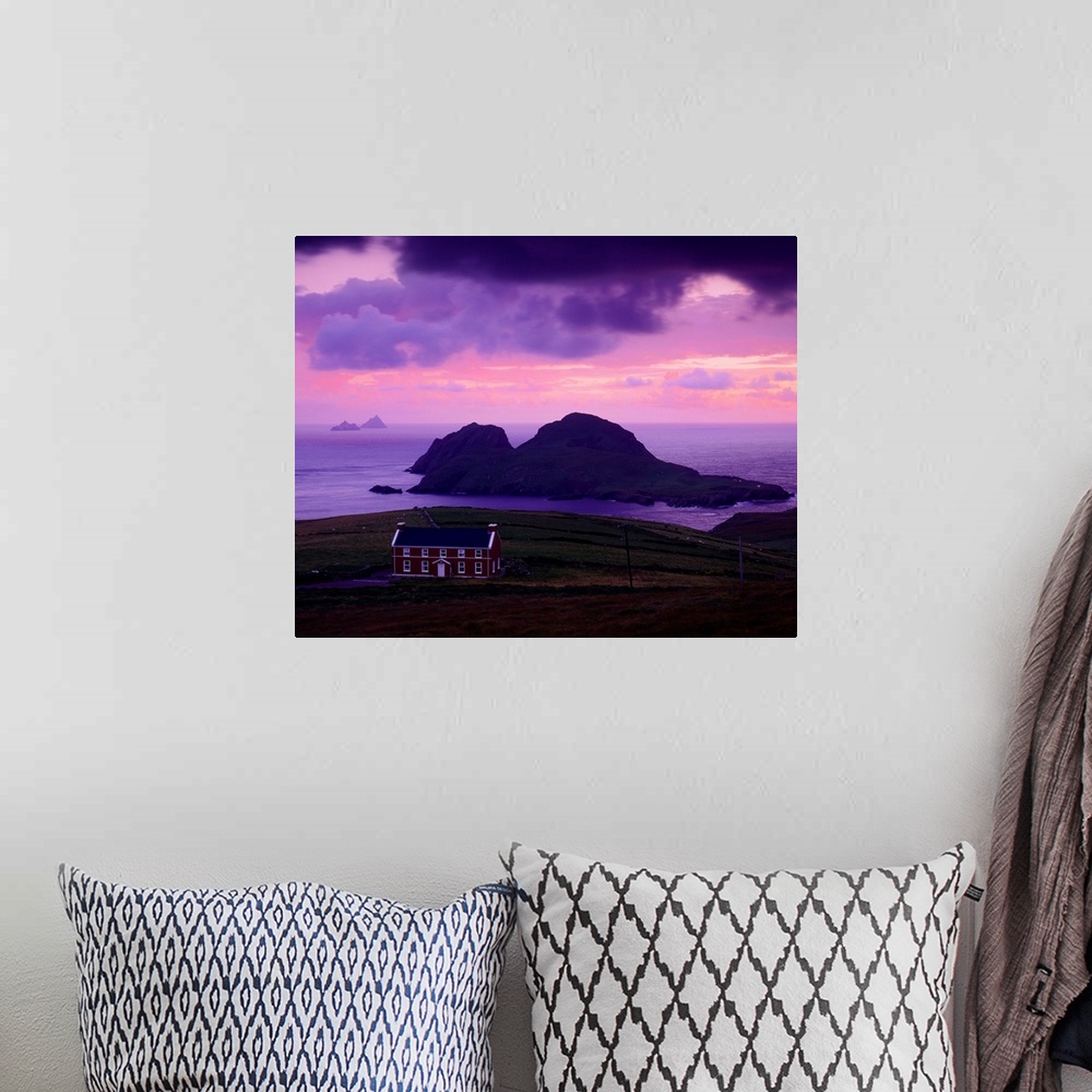 A bohemian room featuring Ireland, County Kerry, Ring of Kerry, Puffin and Skellig islands