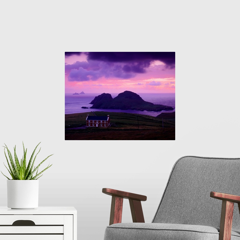 A modern room featuring Ireland, County Kerry, Ring of Kerry, Puffin and Skellig islands
