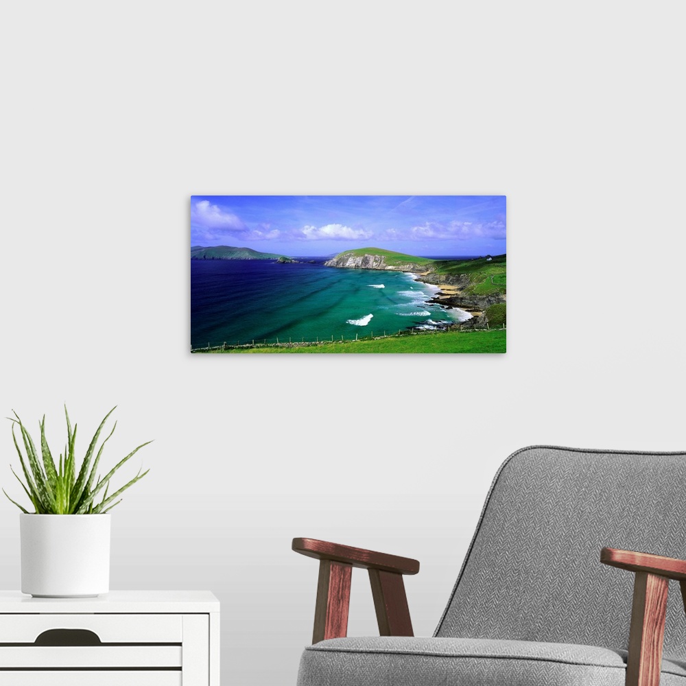 A modern room featuring Ireland, County Kerry, Slea Head, the south west point of the peninsula
