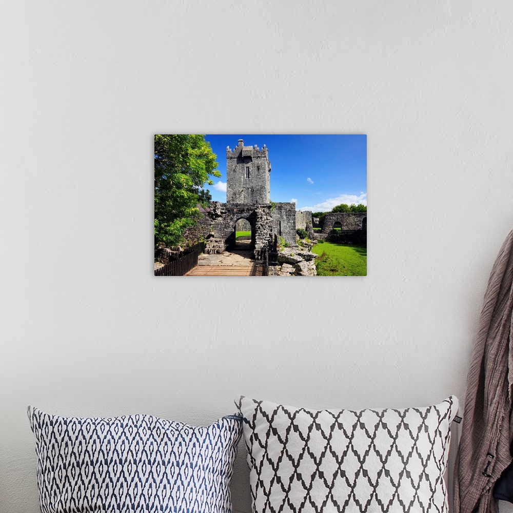 A bohemian room featuring Ireland, Galway, Connemara, Aughanure Castle