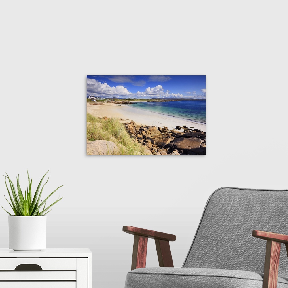 A modern room featuring Ireland, Galway, Connemara, Roundstone, Gurteen Bay and it's beach