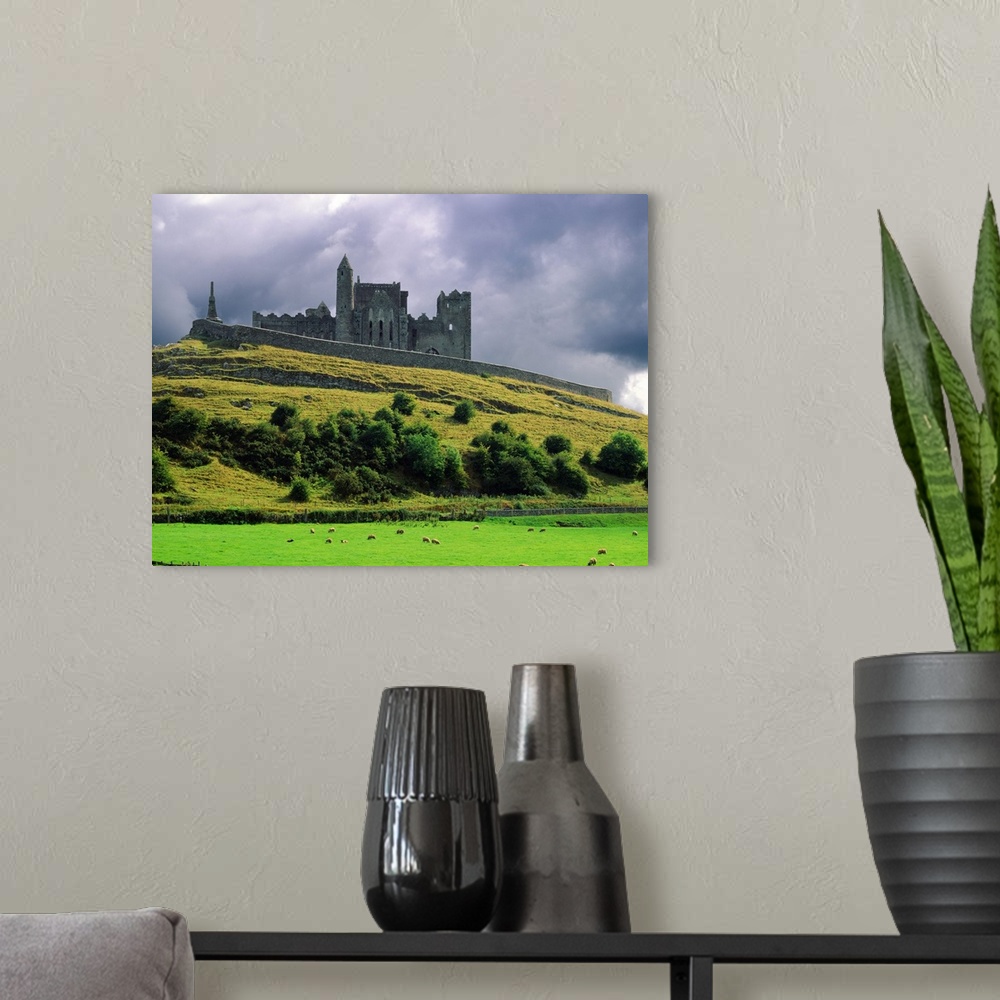 A modern room featuring Ireland, Tipperary, Rock of Cashel, a complex of Medieval buildings