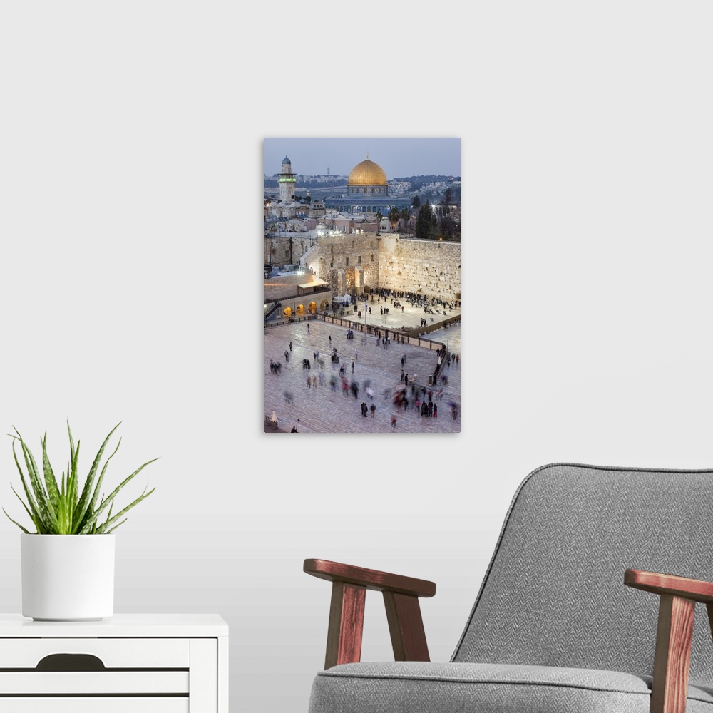 A modern room featuring Israel, Jerusalem, Western Wall, Wailing Wall.