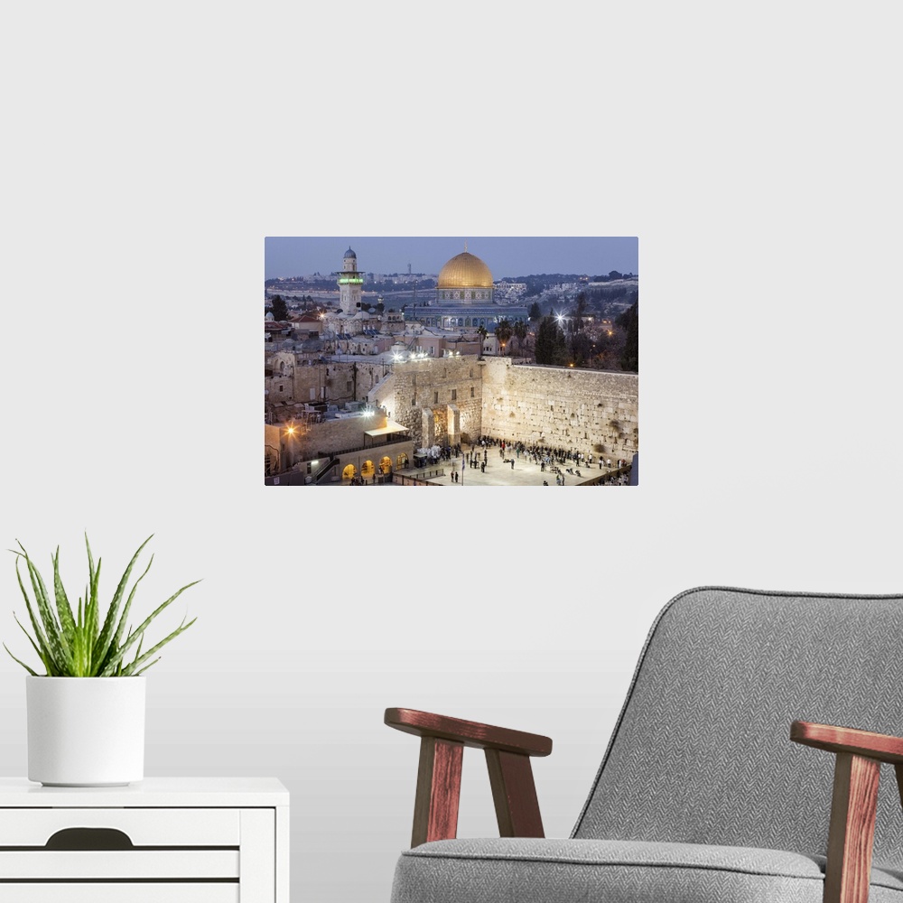A modern room featuring Israel, Jerusalem, Western Wall, Wailing Wall.