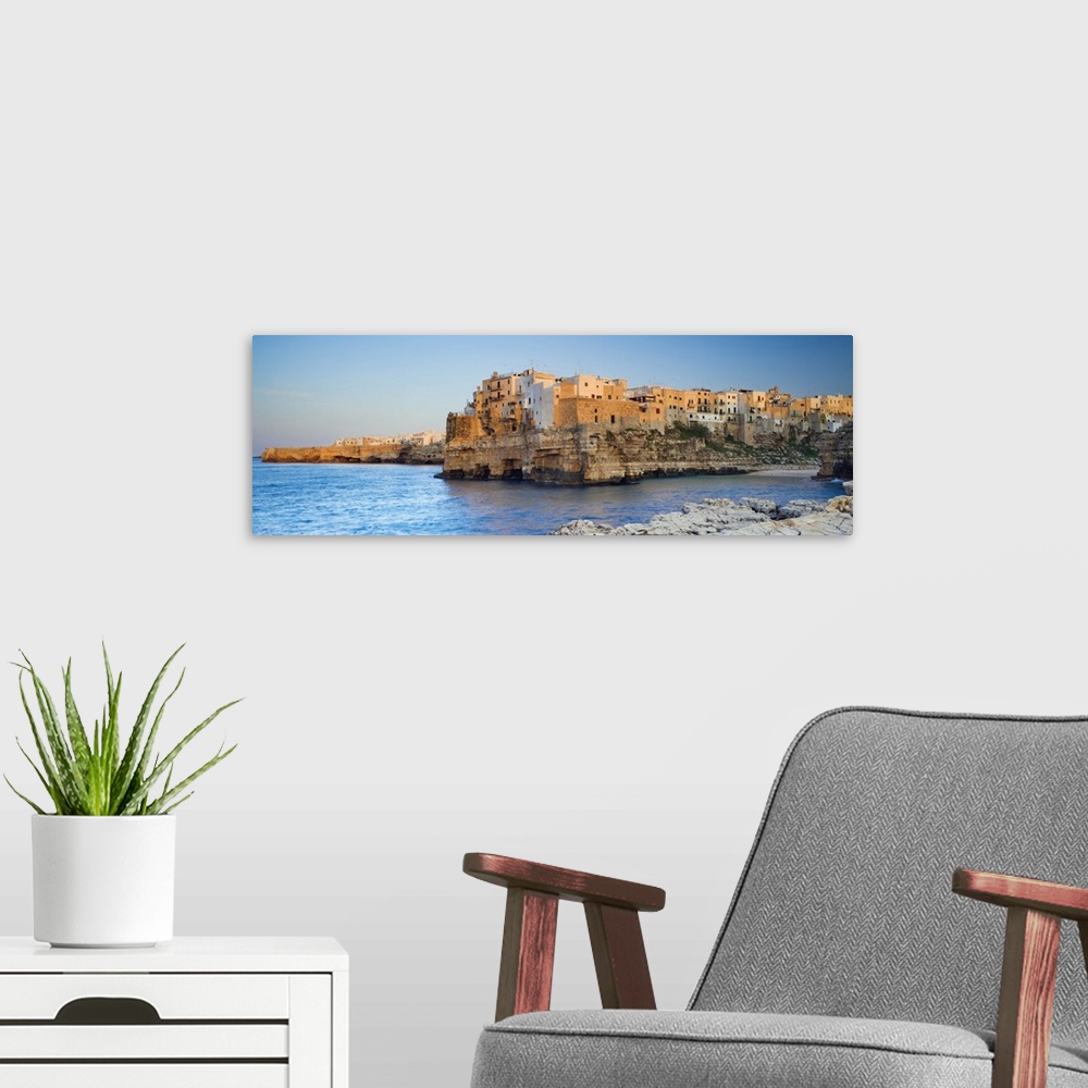 A modern room featuring Italy, Apulia, Adriatic Coast, Bari district, Murge, Polignano a Mare
