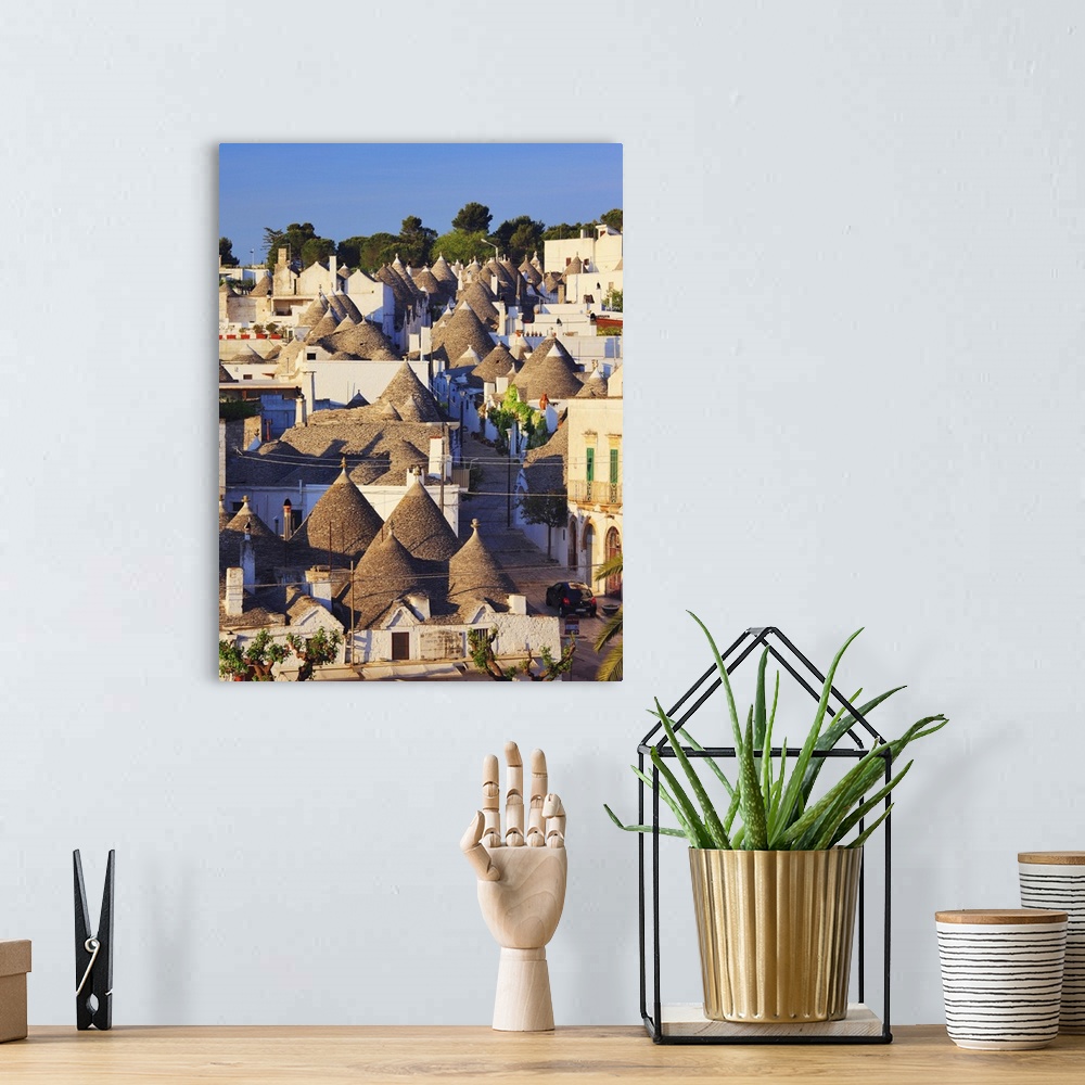 A bohemian room featuring Italy, Apulia, Bari district, Itria Valley, Alberobello, Trulli in Monti