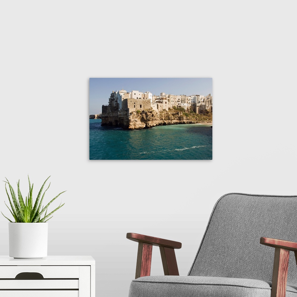 A modern room featuring Italy, Apulia, Murge, Adriatic sea, Bari district, Panoramic view
