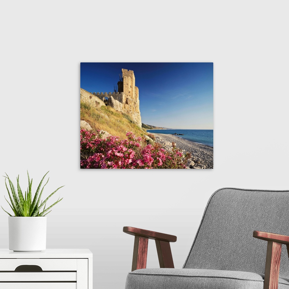 A modern room featuring Italy, Calabria, Cosenza district, Capo Spulico, The Castle