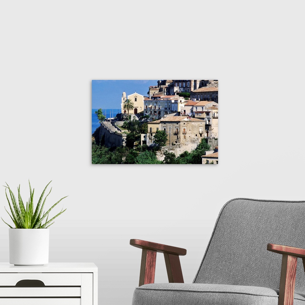 A modern room featuring Italy, Calabria, Cosenza district, Tyrrhenian sea, Tyrrhenian coast, Amantea