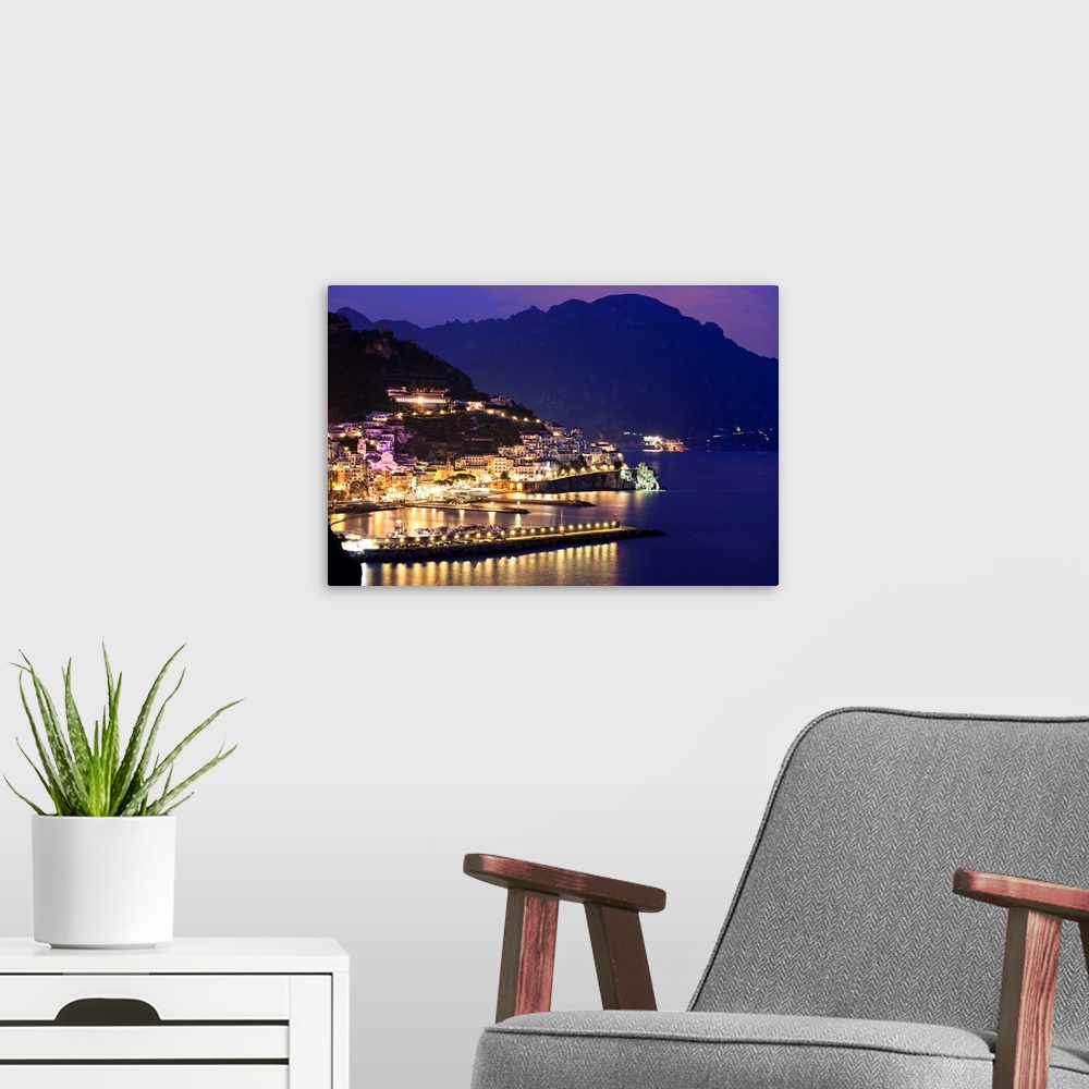 A modern room featuring Italy, Campania,  Amalfi Coast, Peninsula of Sorrento, Amalfi