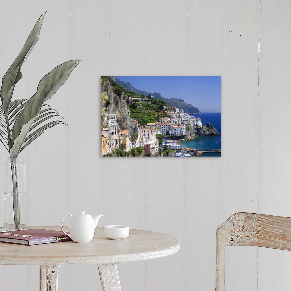 A farmhouse room featuring Italy, Campania, Amalfi Coast, Peninsula of Sorrento, Amalfi