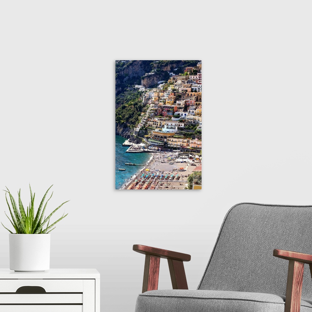 A modern room featuring Italy, Campania, Mediterranean area, Amalfi Coast, Mediterranean sea, Tyrrhenian coast, Salerno d...