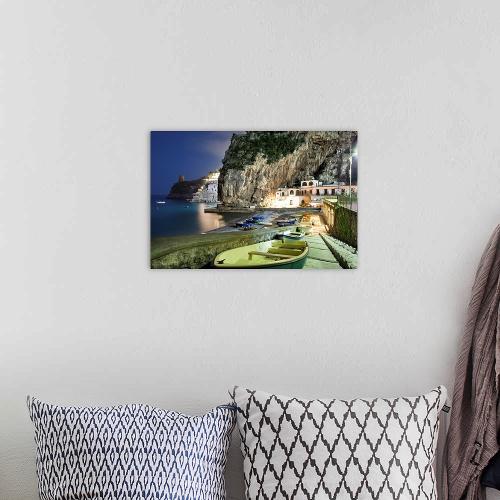A bohemian room featuring Italy, Campania, Amalfi Coast,  Peninsula of Sorrento, Praiano, Marina di Praia
