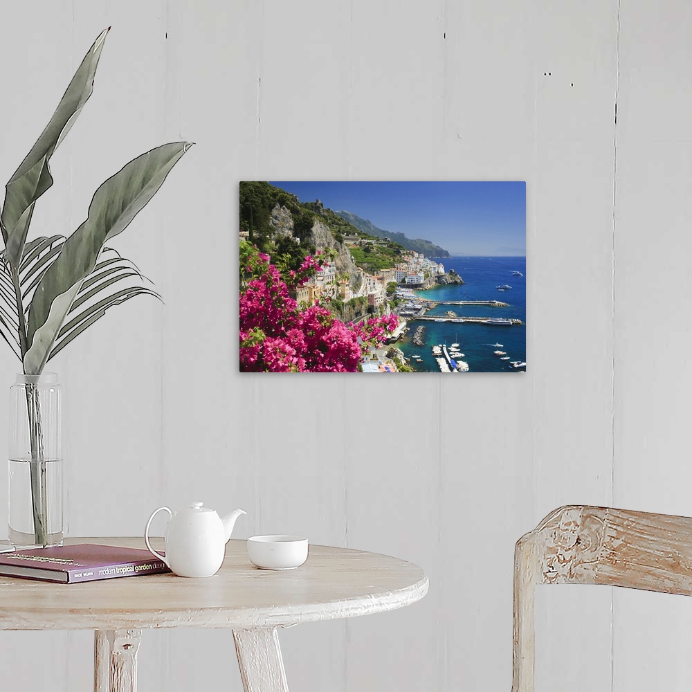 A farmhouse room featuring Italy, Campania, Amalfi Coast, Salerno district, Peninsula of Sorrento, Amalfi