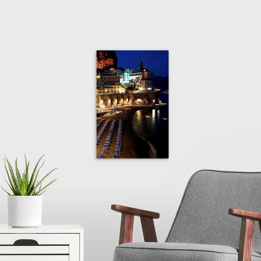 A modern room featuring Italy, Italia, Campania, Peninsula of Sorrento, Amalfi Coast, Atrani town