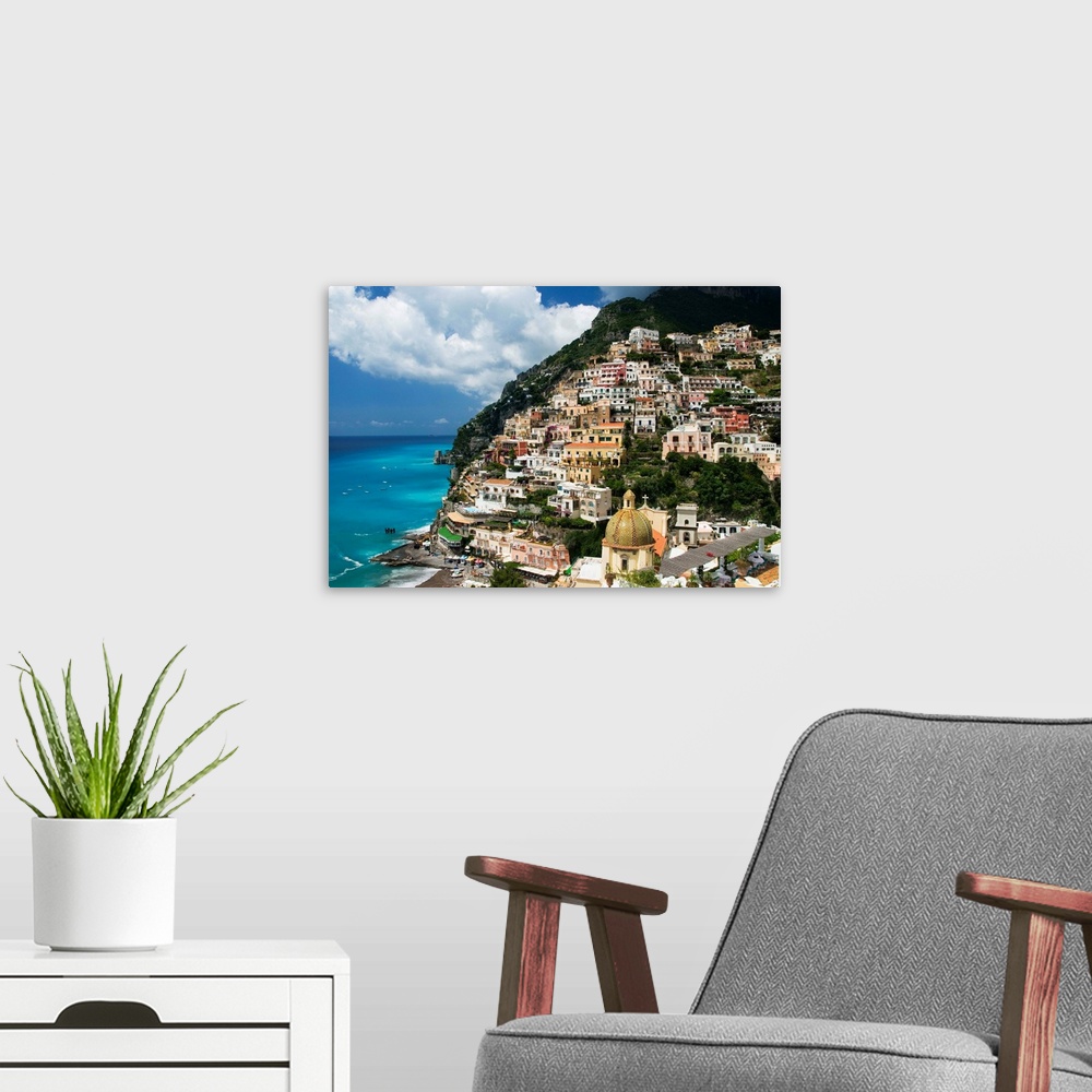 A modern room featuring Italy, Campania, Peninsula of Sorrento, Amalfi Coast, Salerno district