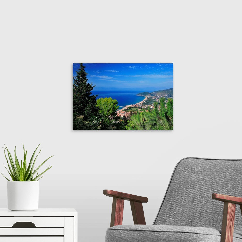 A modern room featuring Italy, Campania, Tyrrhenian coast, Cilento, Castellabate