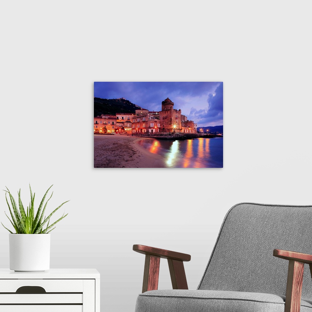 A modern room featuring Italy, Campania, Tyrrhenian coast, Cilento, Castellabate, Beach