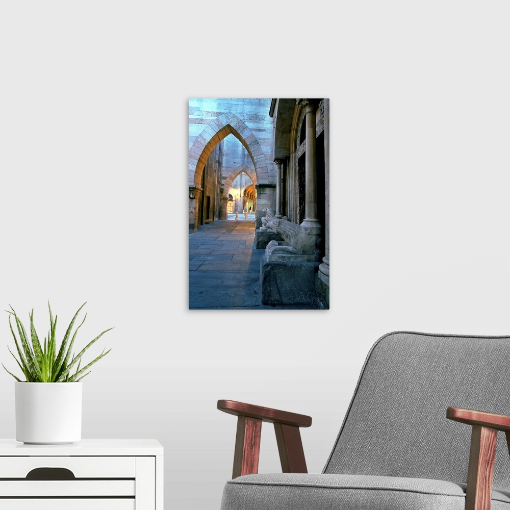 A modern room featuring Italy, Emilia-Romagna, Modena, Cathedral
