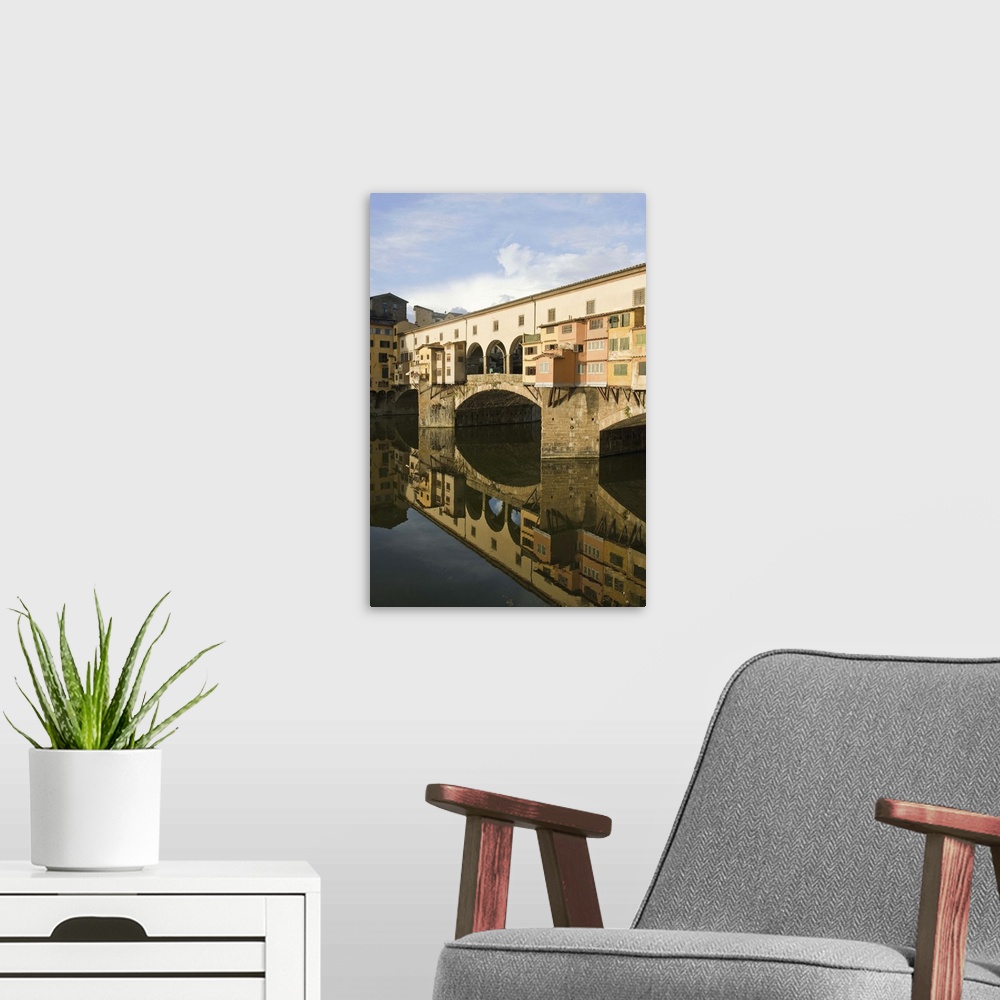A modern room featuring Italy, Florence, Ponte Vecchio