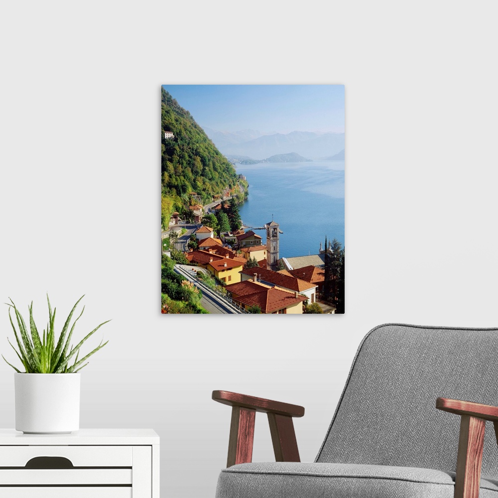 A modern room featuring Italy, Lake Como, Argegno