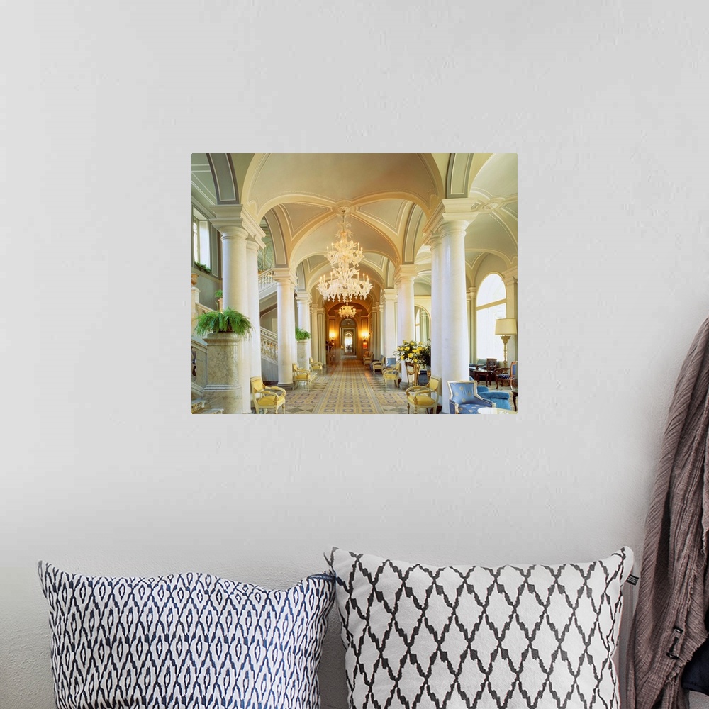 A bohemian room featuring Italy, Lake Como, Cernobbio, Villa d'Este, Pellegrino Tibaldi architect