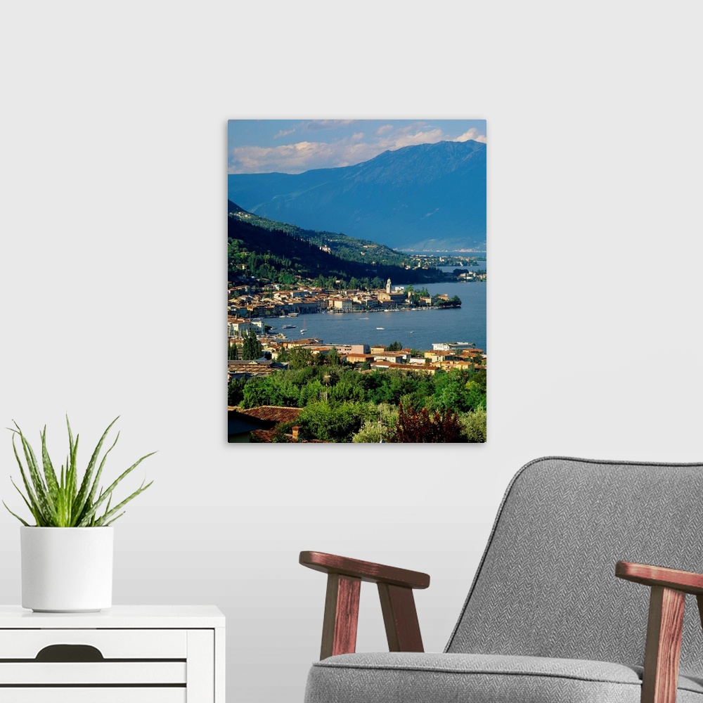 A modern room featuring Italy, Lake Garda, Salo and Monte Baldo