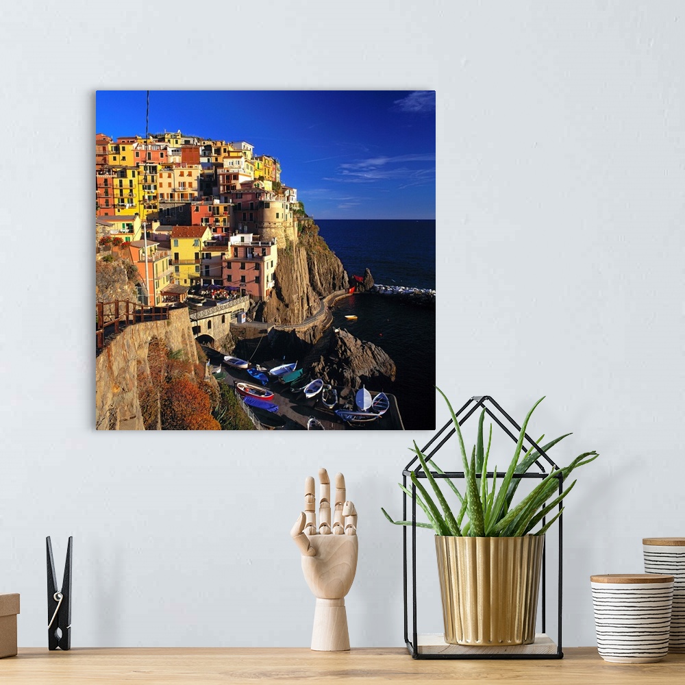 A bohemian room featuring Italy, Liguria, Manarola