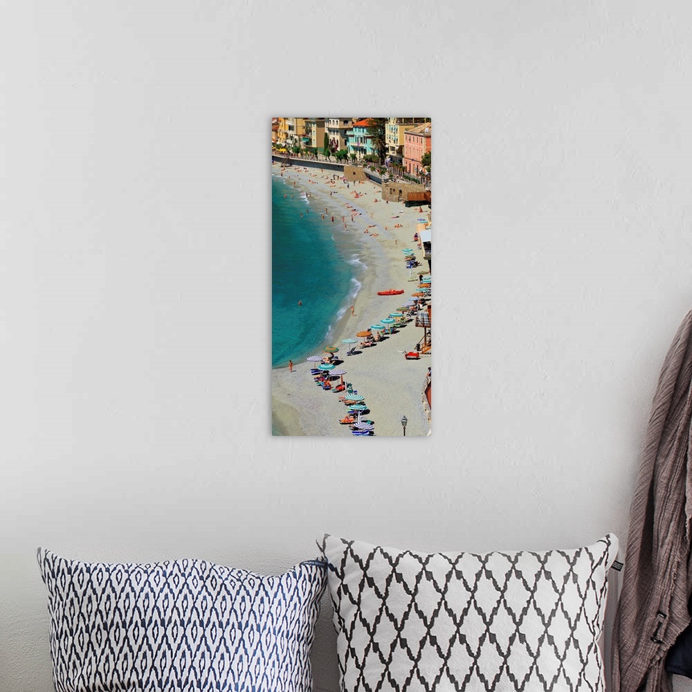 A bohemian room featuring Italy, Liguria, Monterosso al Mare, beach