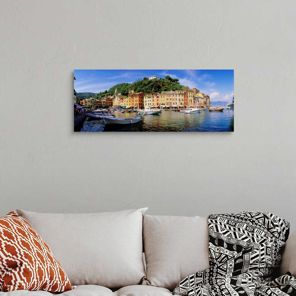 A bohemian room featuring Italy, Liguria, Portofino, The harbor