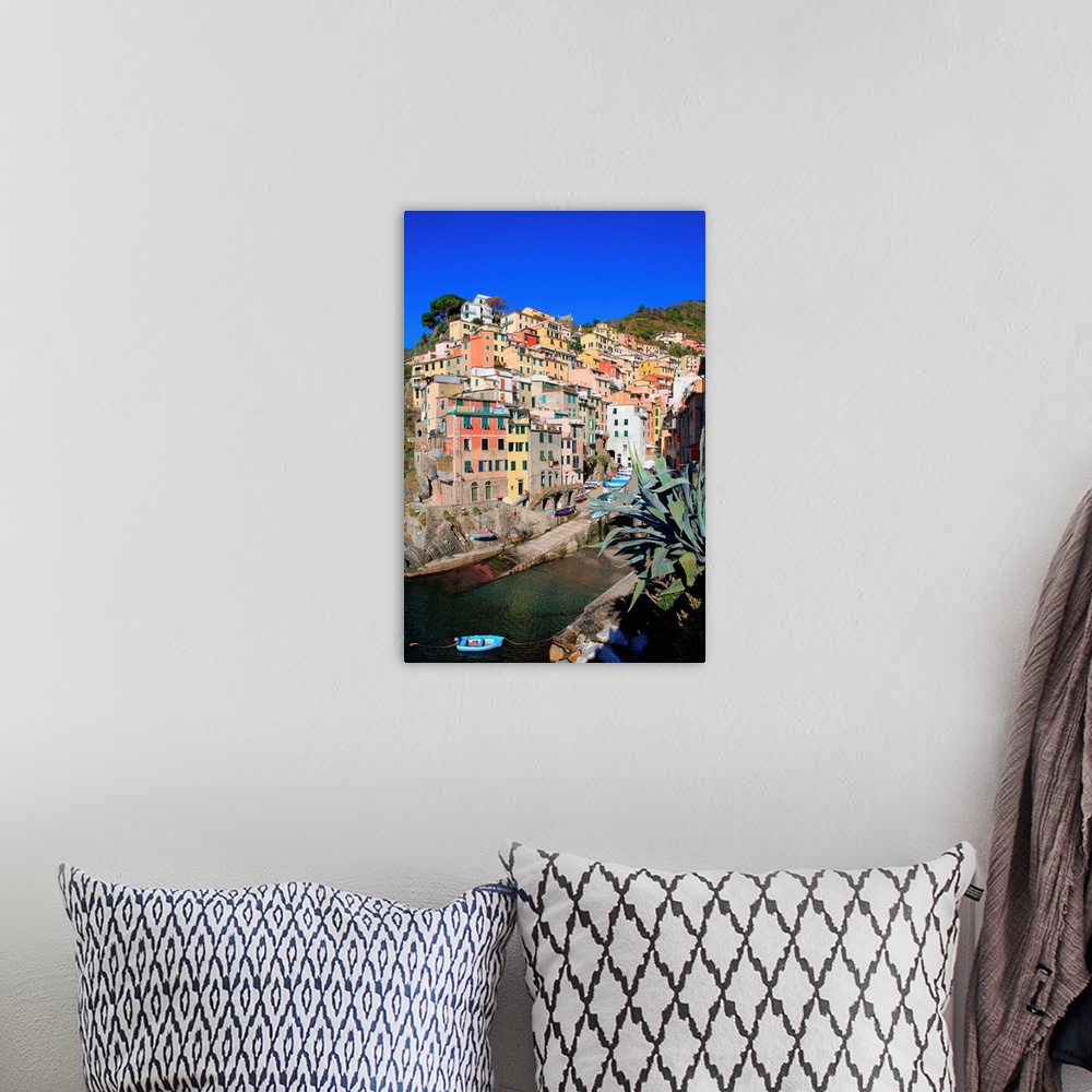 A bohemian room featuring Italy, Liguria, Mediterranean area, Ligurian Riviera, Parco Nazionale delle Cinque Terre, La Spez...