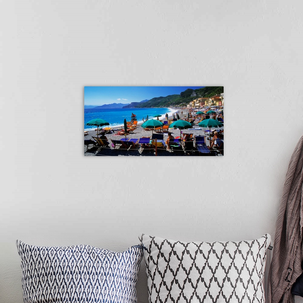A bohemian room featuring Italy, Liguria, Varigotti, beach