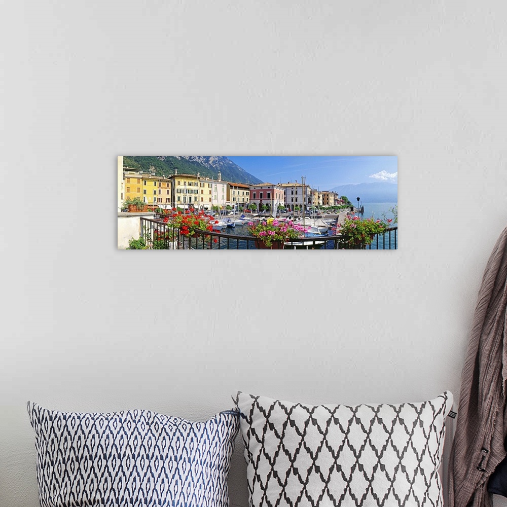 A bohemian room featuring Italy, Lombardy, Garda Lake, Gargnano, Mediterranean area, Brescia district, Travel Destination, .