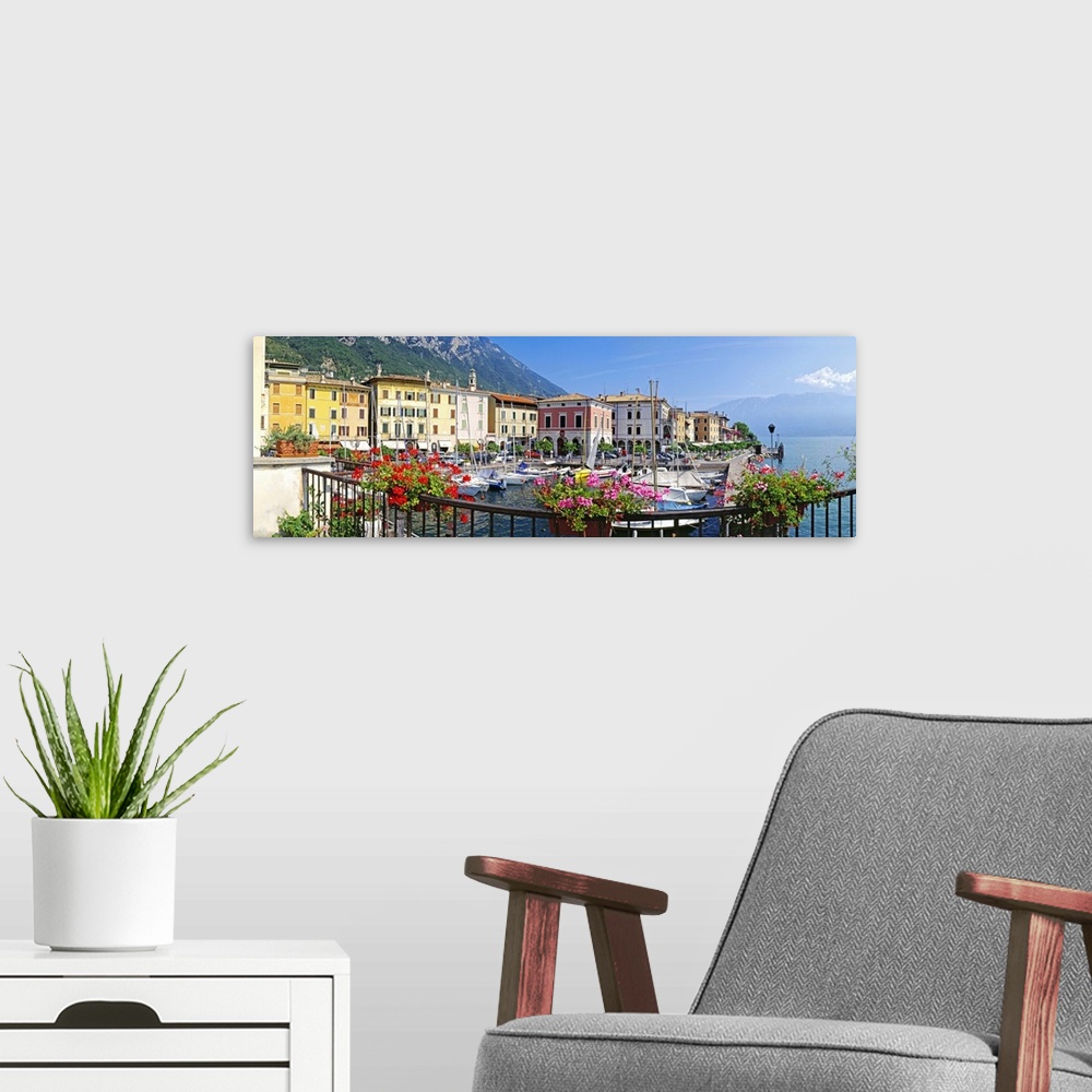 A modern room featuring Italy, Lombardy, Garda Lake, Gargnano, Mediterranean area, Brescia district, Travel Destination, .