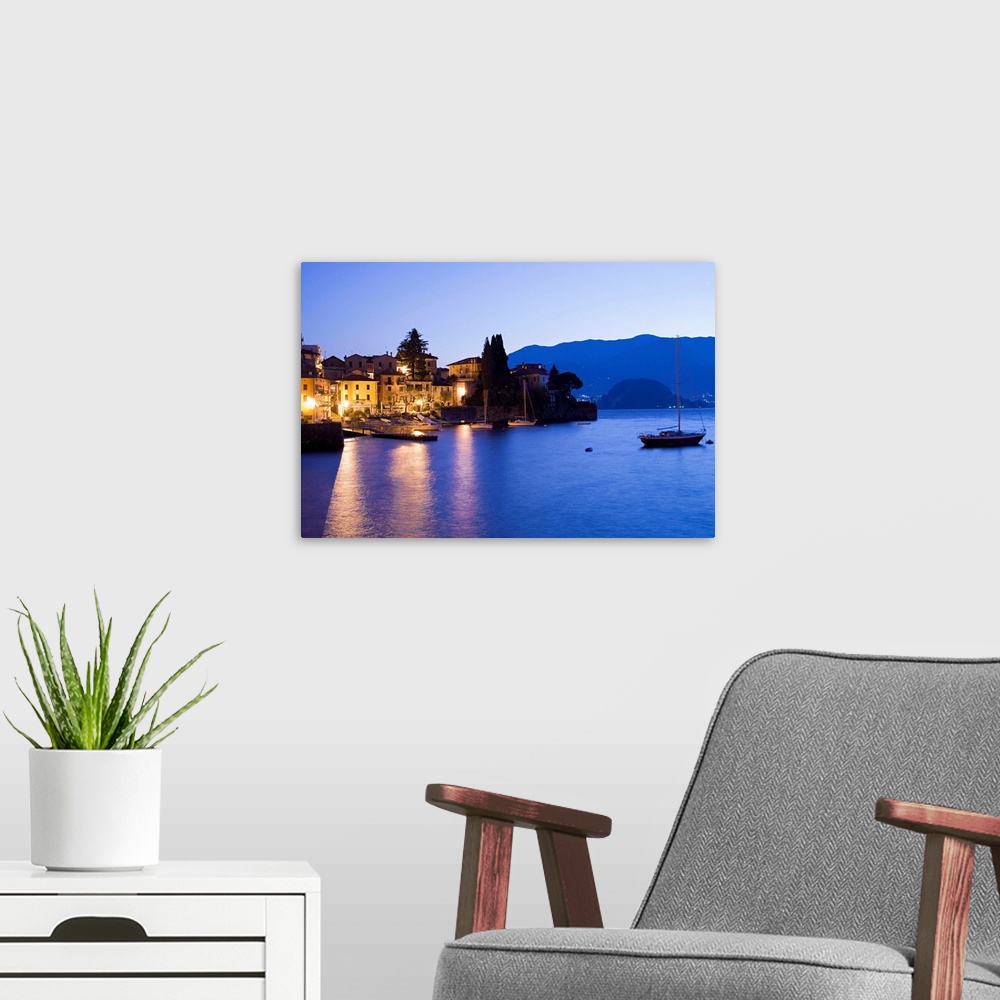 A modern room featuring Italy, Lombardy, Lecco district, Como Lake, Varenna