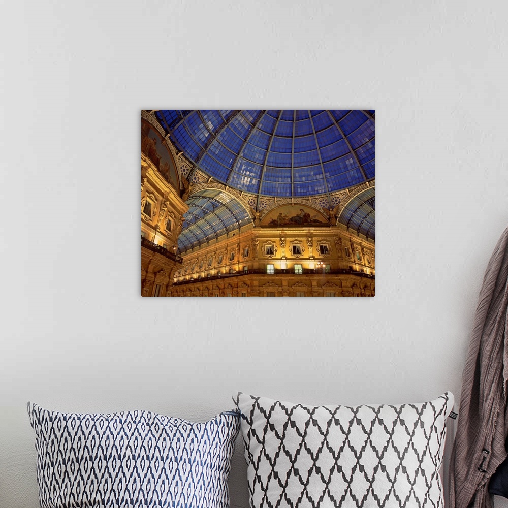 A bohemian room featuring Italy, Lombardy, Milan, Galleria Vittorio Emanuele II, covered gallery, glass roof