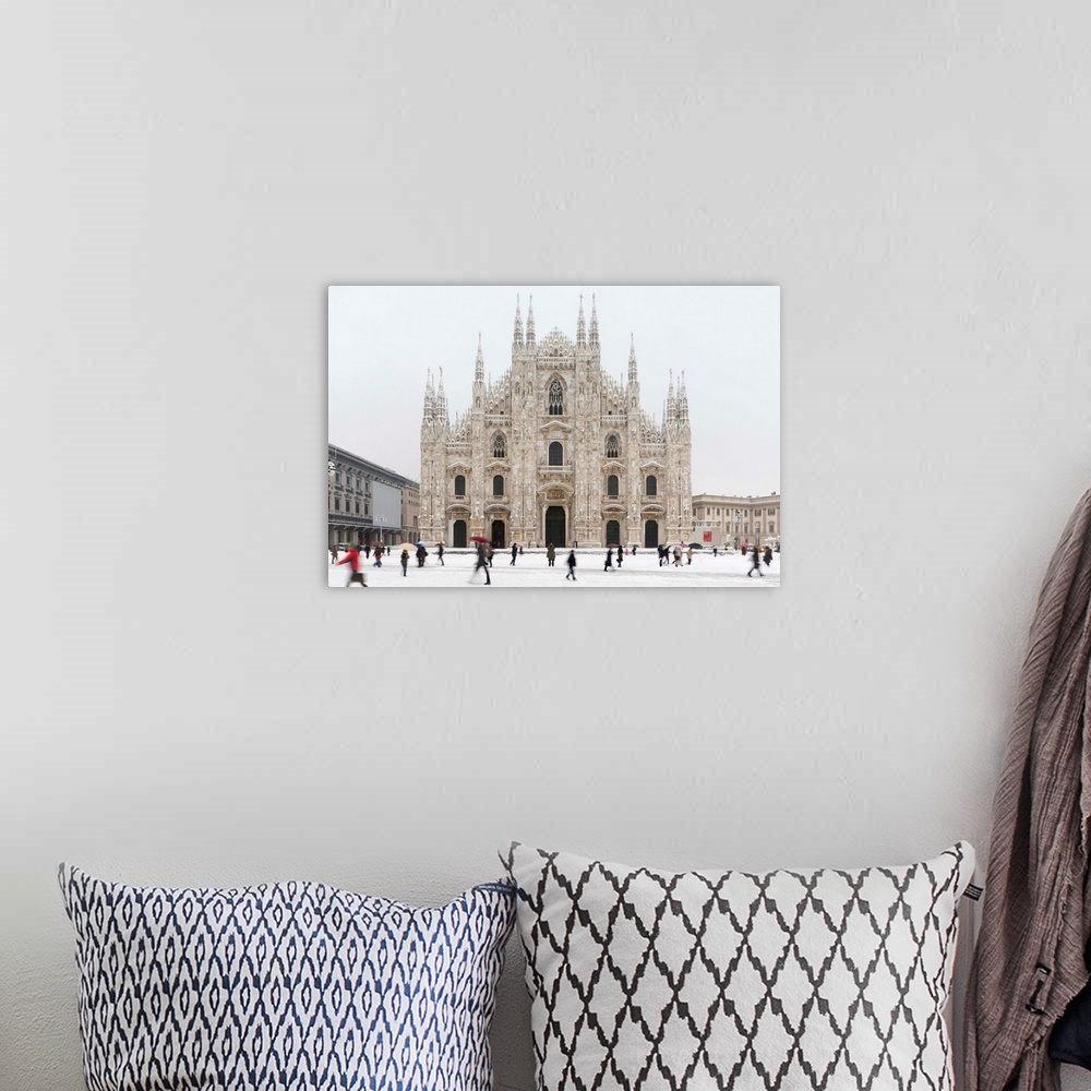 A bohemian room featuring Italy, Lombardy, Milan, Piazza Duomo, Milan Cathedral