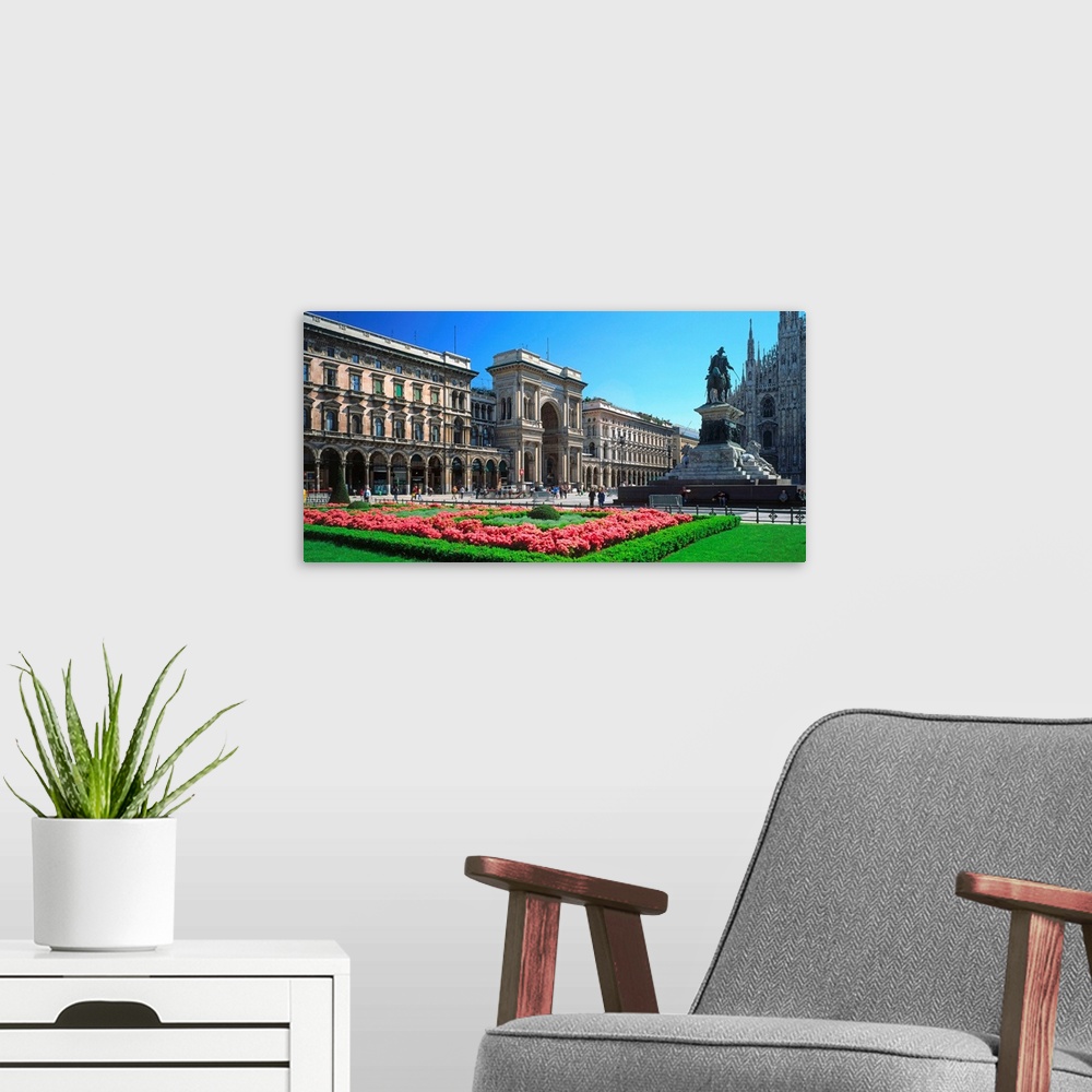 A modern room featuring Italy, Milan, Piazza Duomo