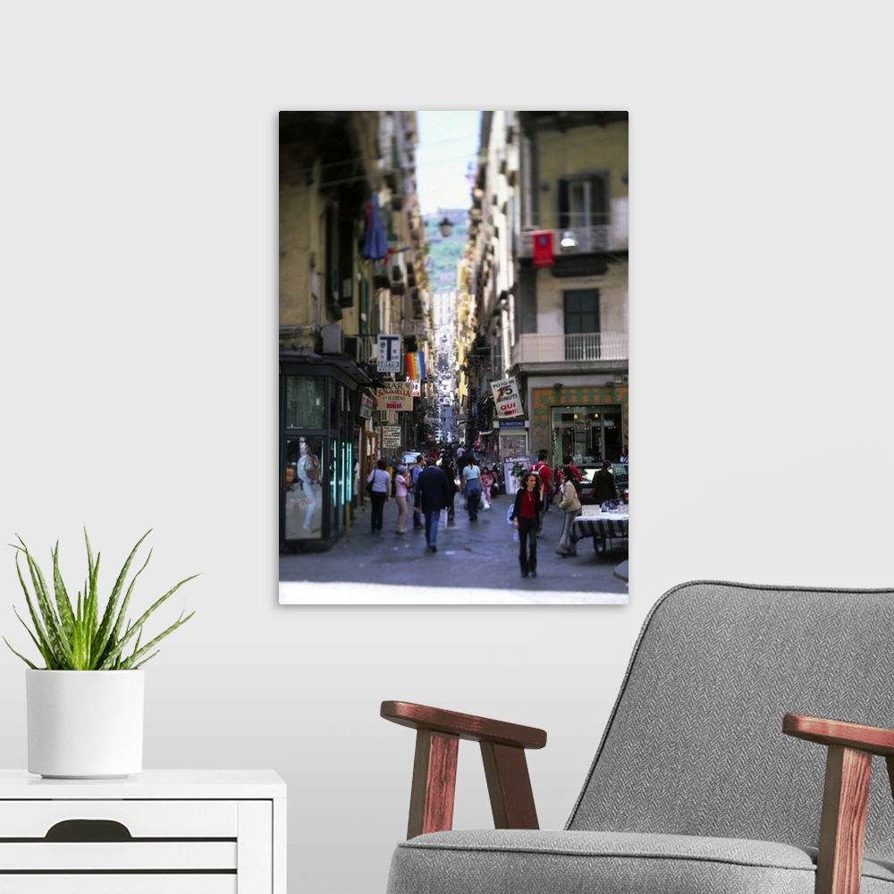 A modern room featuring Italy, Naples, Quartieri Spagnoli, central neighborhood